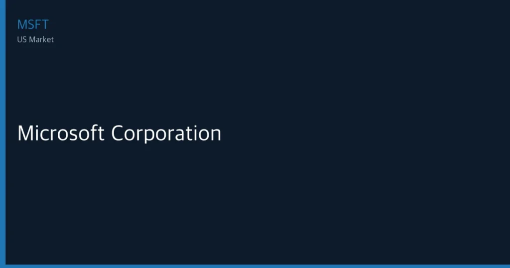 MSFT 매출 성장률 분석